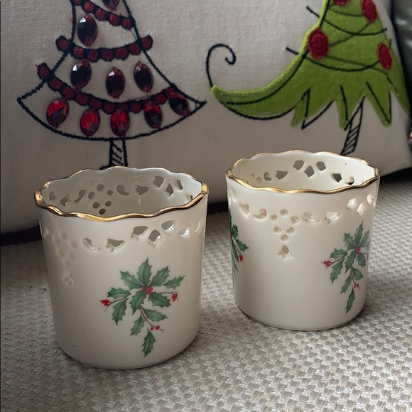 Lenox Holiday Lenox Holiday Votive Candle Holders Poshmark